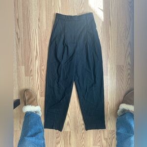 Other Stories Wool Blend Pinstripe Trousers